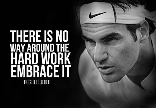 Image of Good Hope - Roger Federer Tennis Player Poster for Room and Office (Rolled, Multicolor, 13 Inch X 19 Inch)