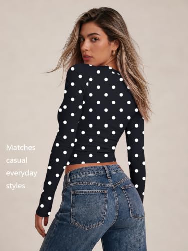 Image of Trendy Queen Womens Long Sleeve T Shirts Fall Fashion Basic Y2K Tops 2026