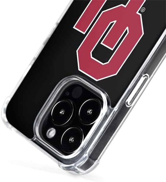 Skinit Phone Case Compatible with MagSafe iPhone 14 Pro Max - Officially Licensed University of Oklahoma Sooners Black Design