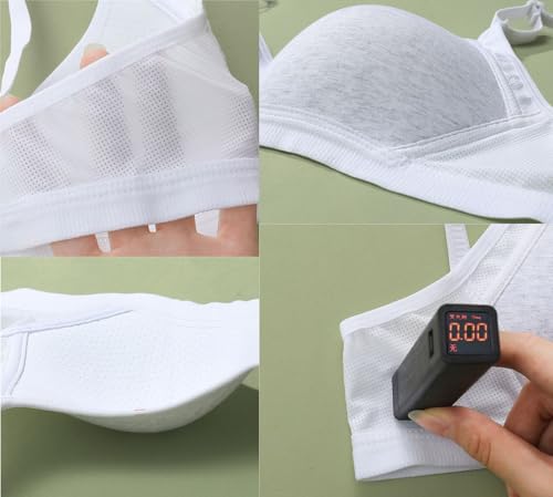 Teen Girls Seamless Training Bra Cotton, Everyday Padded Bras Meshed4