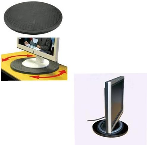 12 Inch Heavy Duty Rotating Swivel Steel Turntable Ball Bearings Stand Lazy Susan for Indoor/Outdoor Use with Monitor/TV