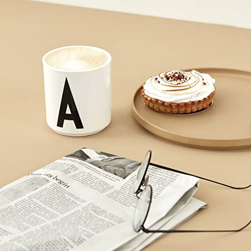 Design Letters Tasse mit Buchstaben X – Weiße Kaffeebecher aus Porzellan ohne Henkel, 250 ml, mit Initiale… – Ansicht 3
