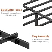 DIIYIV Queen Metal Bed Frame,Steel Slat Support,Noise Free,Easy Assembly — image 8