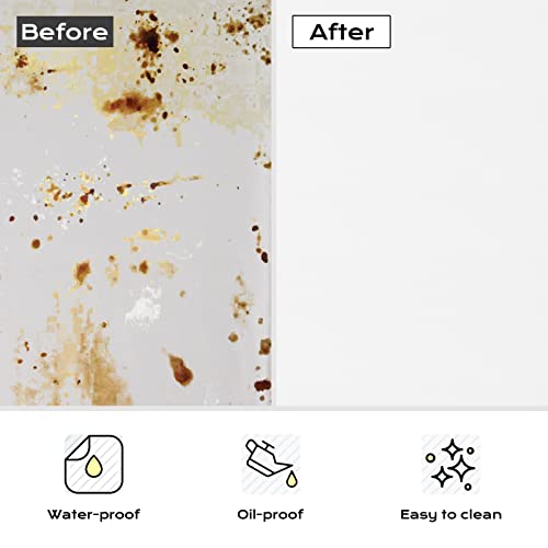 CHEPULA Einweg Tischdecke Weiß, [4 Stück] Wasserdicht Geburtstag Tischdecken, Rechteckig Tischtuch Geeignet für Hochzeit, Party, Kindergeburtstag, Weihnachten, 137 x 274 cm, Weiss