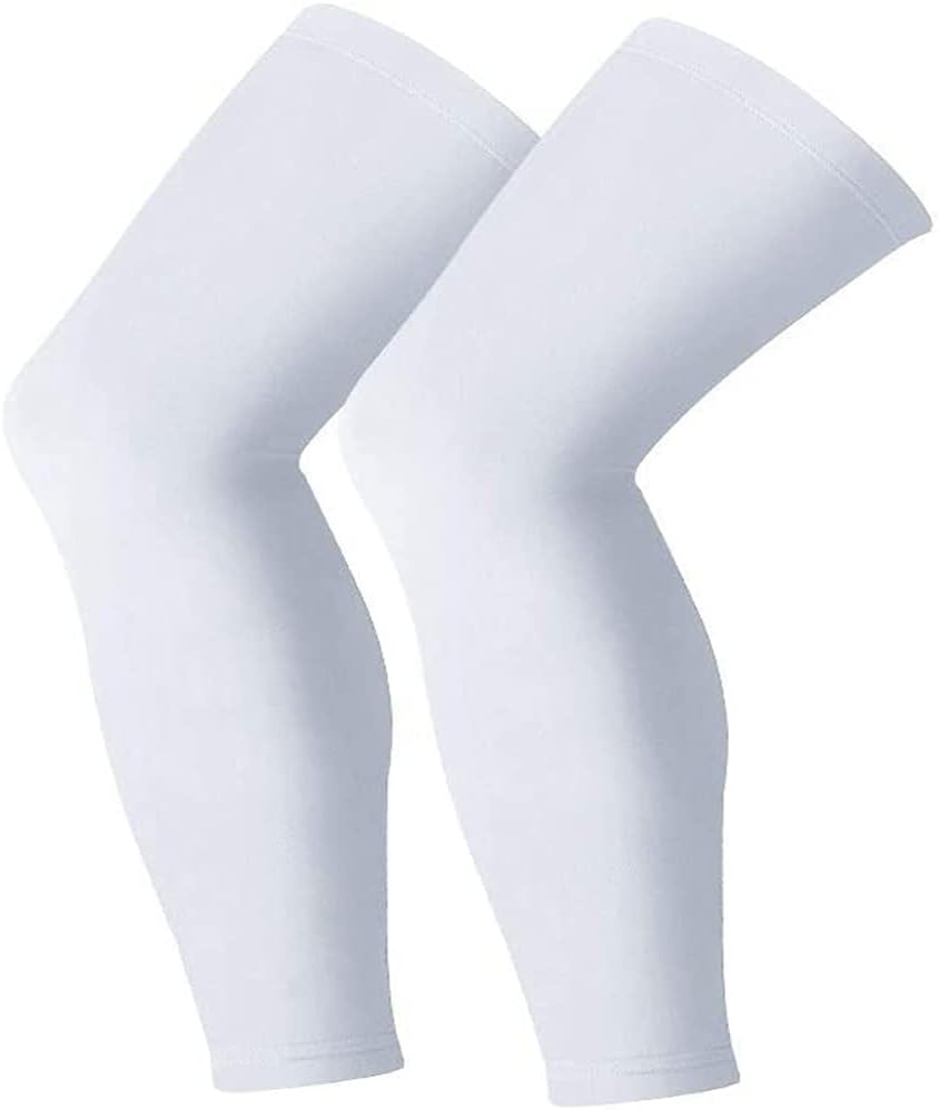 White basketball leg sleeve Clearance