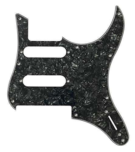 Electric Guitar Pickguard for Yamaha Pacifica 112V Style (4 Ply Black Pearl)