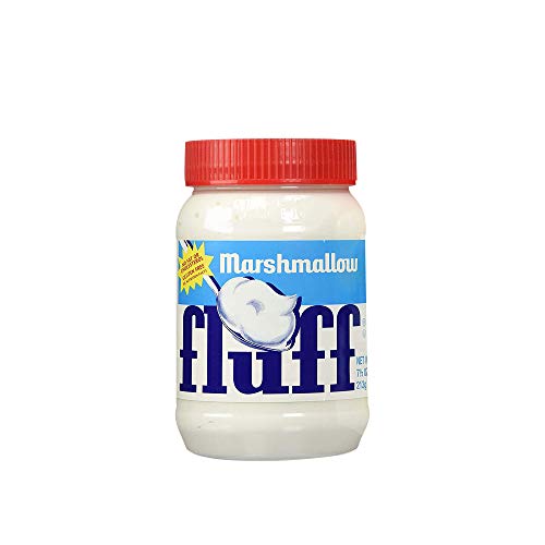 Marshmallow Fluff – Malvaviscos vegetarianos – Sin gluten, ideal para tartas, Smores y como golosinas para niños, 213 g