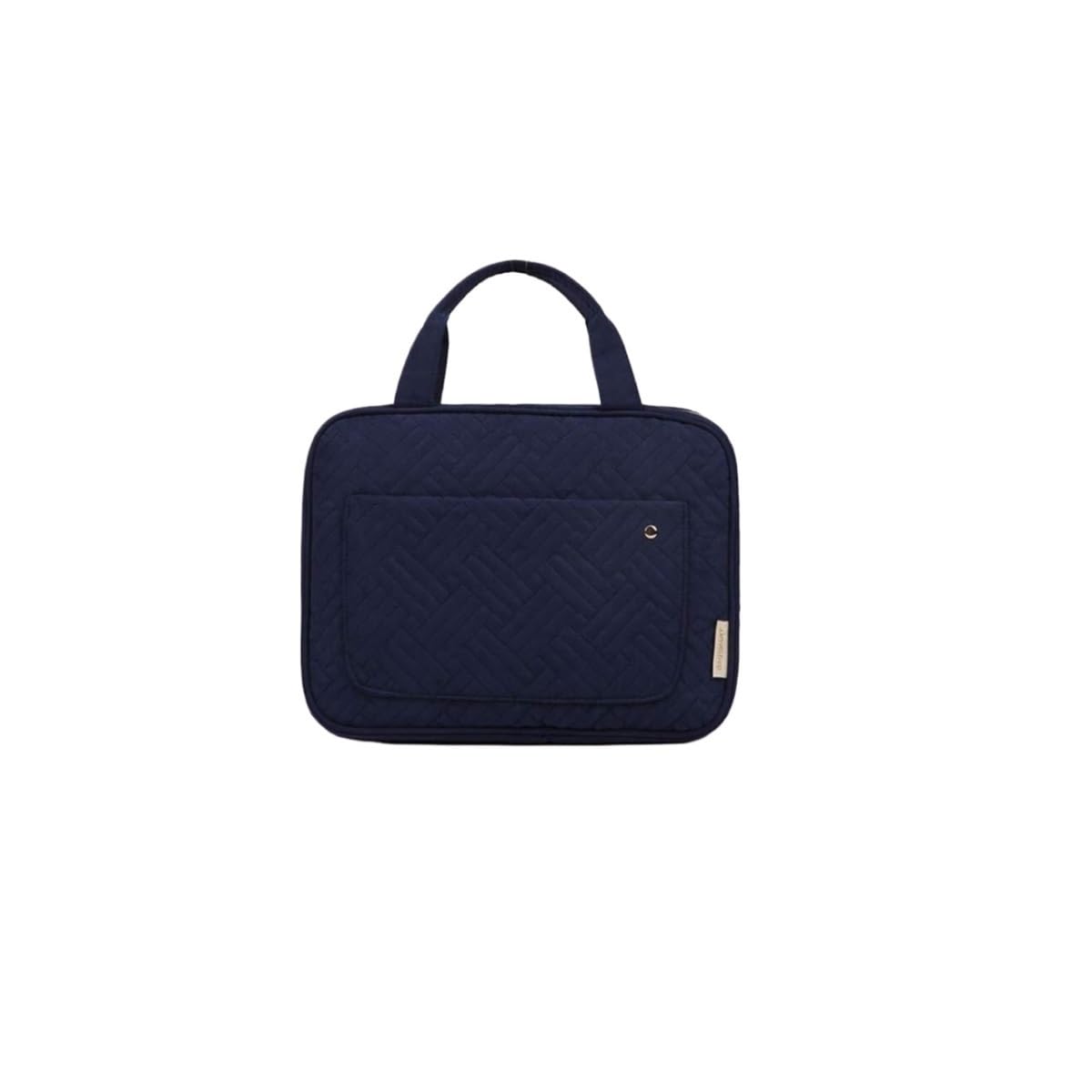 Porta Trucchi Pochette Trucchi Borsa Da Viaggio Borsa Da Toilette Con Gancio Borsa For Cosmetici Impermeabile Trousse Trucchi Donna(Blue)