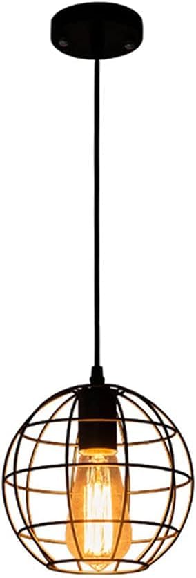 Style industriel rétro petite suspension cage pour rénovation intérieur
