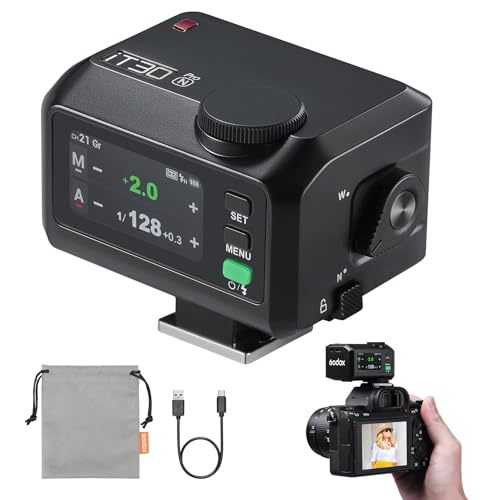 Image of Godox iT30 Pro-N Pocket TTL Flash for Nikon Camera: 2.4G Wireless+Touchscreen (Equivalent to Built-in X3 Trigger), Li-ion Battery, HSS 1 /8000s, 560 Flashes, Built-in Diffuser for Portrait Photography
