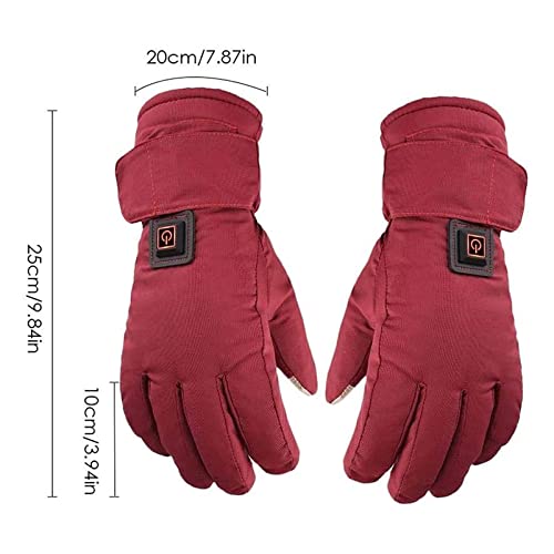 Gants chauffants à 3 niveaux de chauffage et batterie 2600 mAh