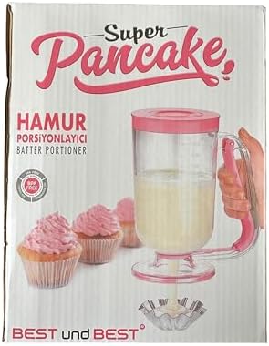 Pankek Dağıtıcı Hamur Porsiyonlayıcı Şekillendirici 900 ml Dökme Aparatı - Plastik - 1 Adet - Görsel 2