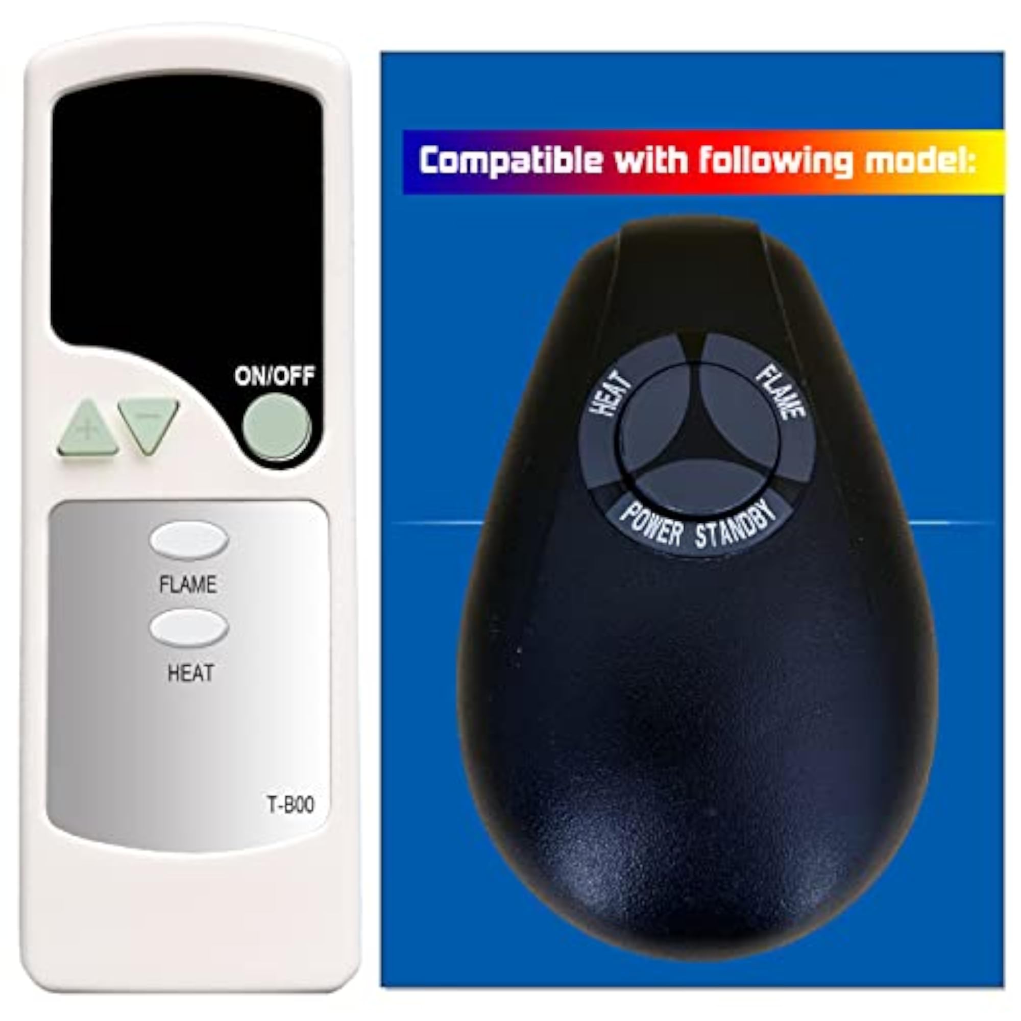 Replacement Remote Control for Twin Star Electric Fireplace