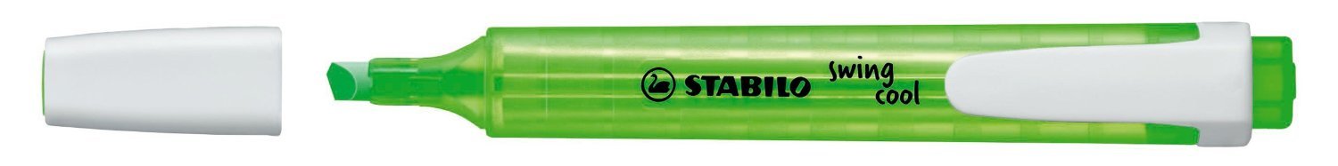 Stabilo swing® cool Textmarker Farbsortiert im Kunststoffetui Keilspitze 1 und 4 mm 275/4 4er-Pack im 5er Pack