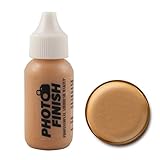 Photo Finish Professional Airbrush Foundation Makeup-1.0 Oz Cosmetic Face- Choose Color (Golden Tan- Luminous)