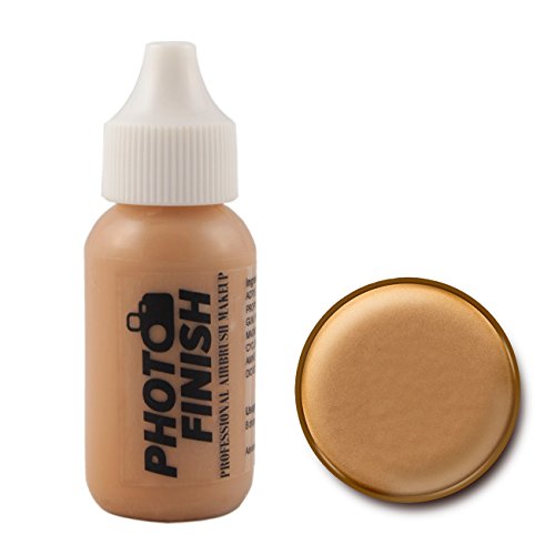 Photo Finish Professional Airbrush Foundation Makeup-1.0 Oz Cosmetic Face- Choose Color (Golden Tan- Luminous)