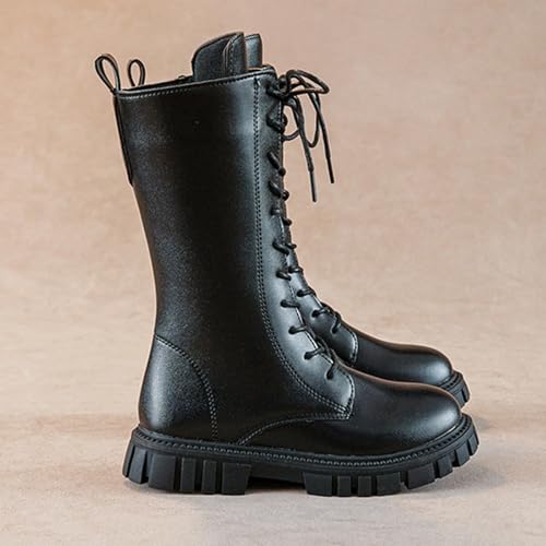 Bottines fille K-pop enfiler facilement pour costume et neige - 6