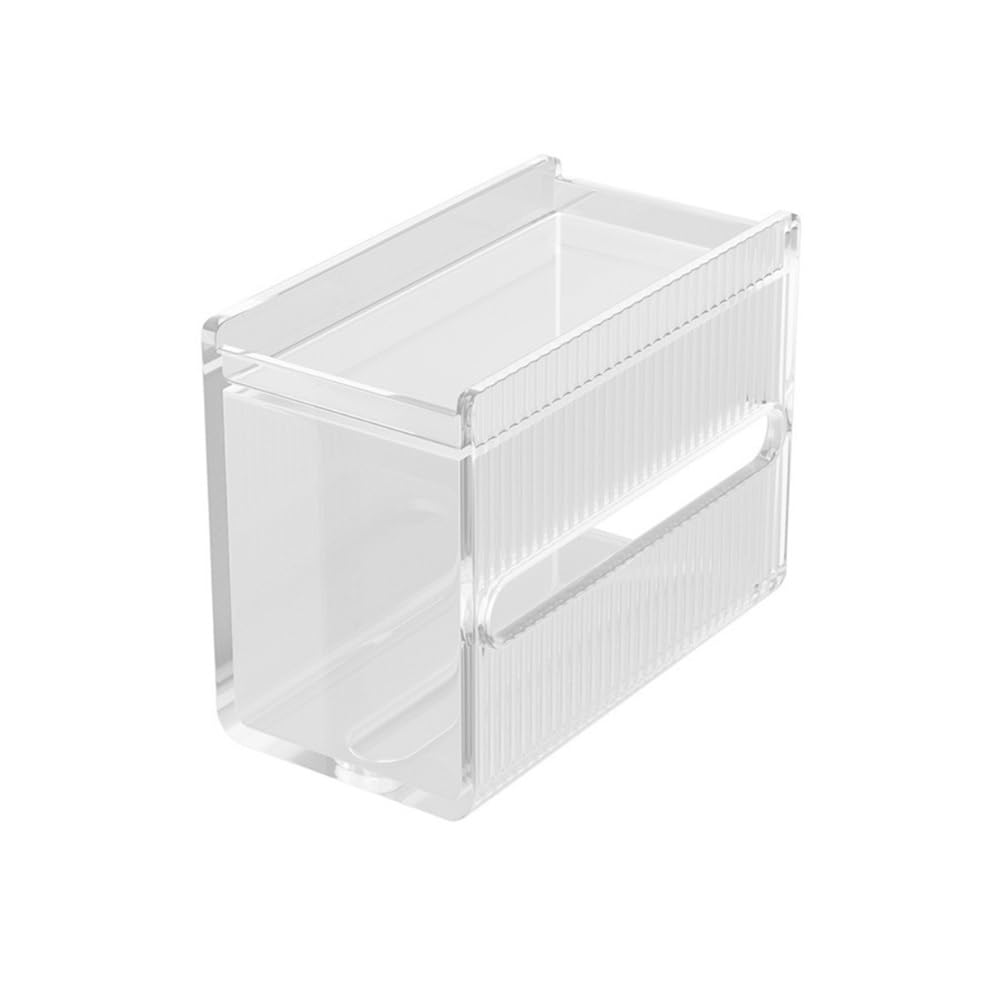 PaperTowel Holder, Wall-Mounted Bathroom Paper Towel Holder Box for Toilet Tissue Rolls
