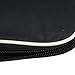 Portable Table Tennis Racket Case for Rectangle for Ping Pong Paddles, Dustproof Oxford Cloth Storage Bag with Handle, Lightweight Tennis Paddle Holder - Black