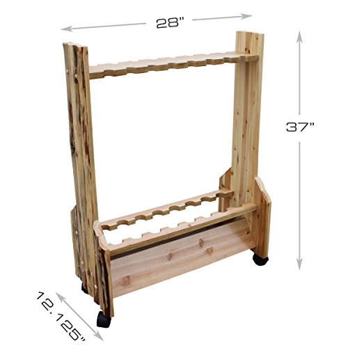 Rush Creek Creations Rolling 16 Fishing Pole/Rod Holder #TOP1