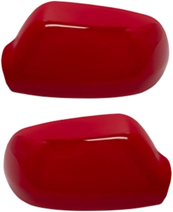 zjxhnb Carcasa Espejo Retrovisor para Mazda 3 M3 2003-2009, Tapa Cubierta del Espejo Retrovisor Lateral Embellecedor Carcasa Tapas,Red