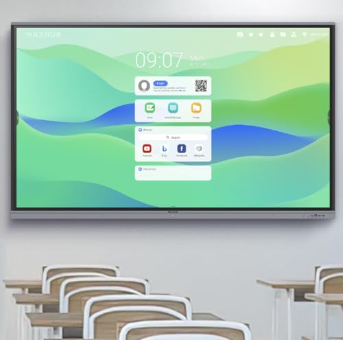 Image of MAXHUB Digital Board 86 inch | E21 Series | Ultra-HD 4K Display | TV Flicker-Free | Android 13.0 | 50,000 hrs Backlight Life | Intelligent Touch | 8GB RAM | 64GB Storage | 2x20W Sound Output