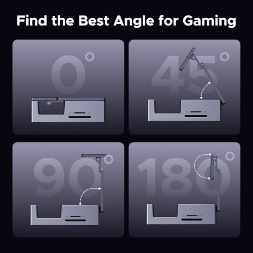 UGREEN Steam Deck Dock (9-in-1), 4K@120Hz Max DisplayPort (Not HDMI), Adjustable and Foldable Stand, 100W PD, 10Gbps Data, Ethernet, SD/TF, Docking Station for Steam Deck OLED, ROG Ally X, Legion Go - Image 7