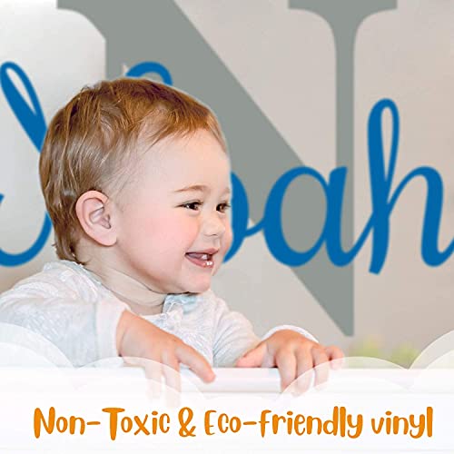 Crypto, Multiple Font Custom Name & Initial Nursery Wall Decal - Mural Wall Decal Sticker For Home Children's Bedroom, Car & Laptop (Op002) #TOP1