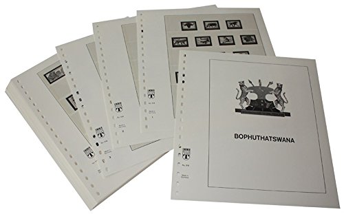 Bophuthatswana feuilles pré-imprimées d'album de prestige pour collection 1977-1994