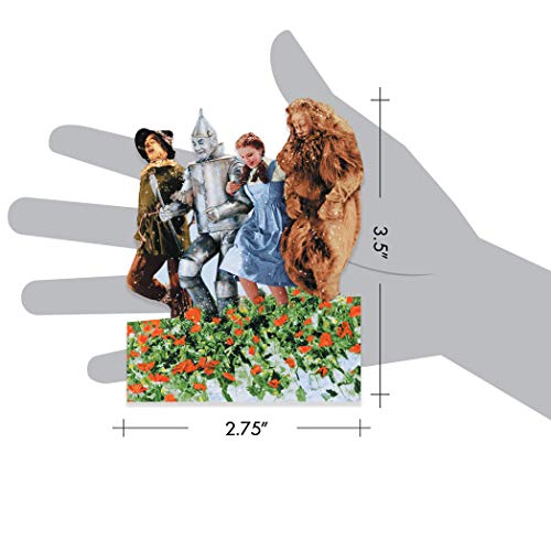 Imán decorativo rectangular 3.5x2.75 pulgadas miniatura 2