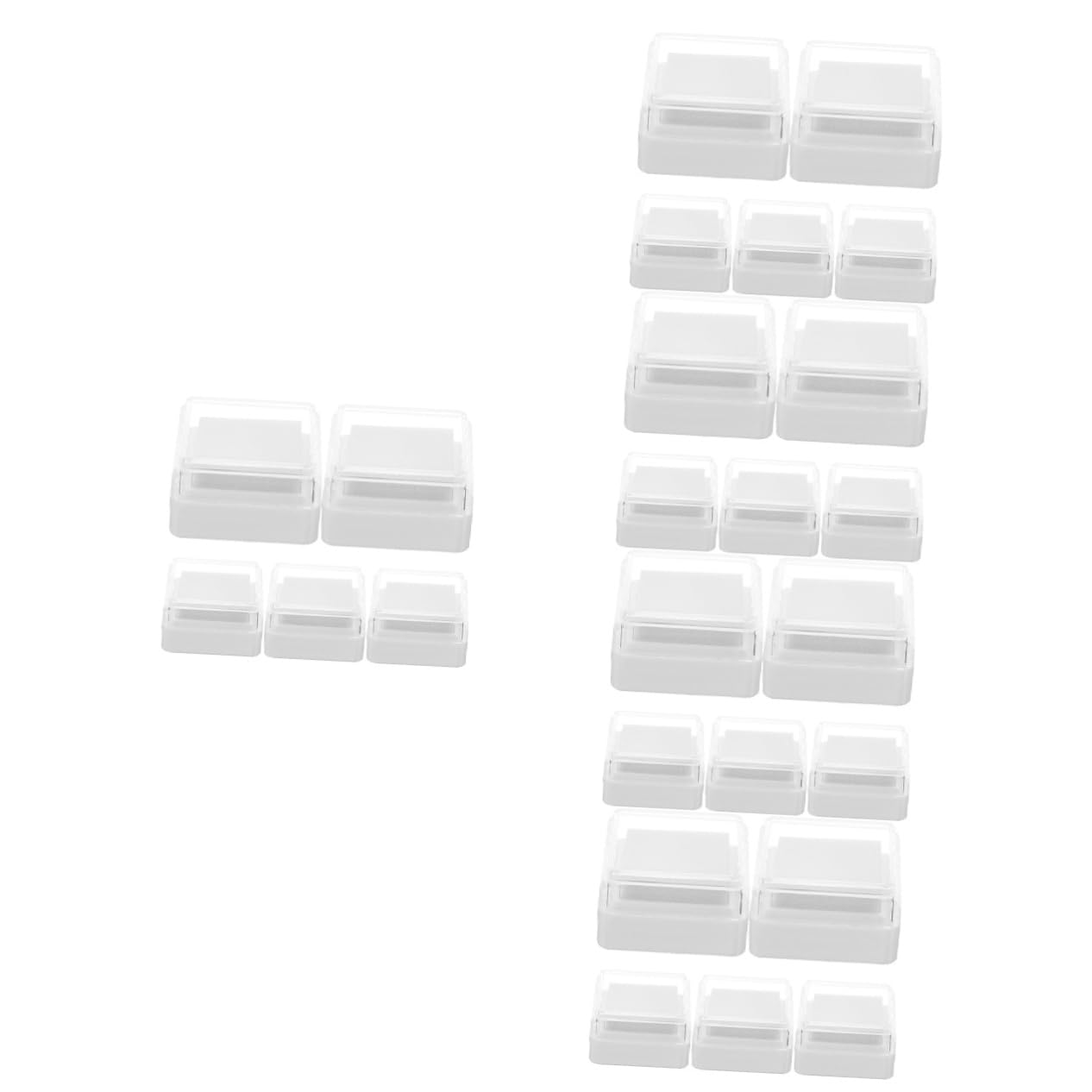 25 Piezas Almohadilla De Tinta Almohadillas De Tinta Diy Para Huellas Dactilares Almohadillas De Tinta Lavables Almohadillas Para Sellos Artesanales De Bricolaje Esponja SHINEOFI