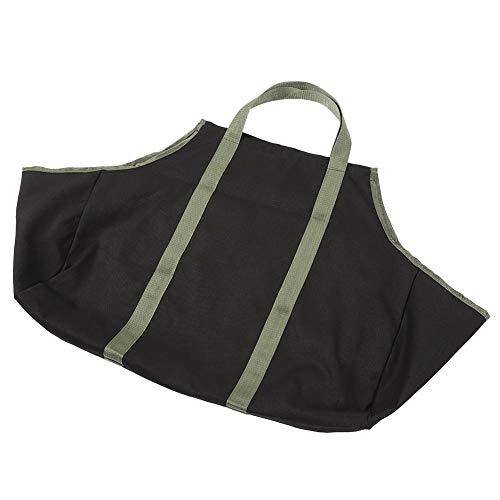 Saco de lenha Saco de lenha conveniente, porta-toras portátil para material de lona, ​​jardim de piq