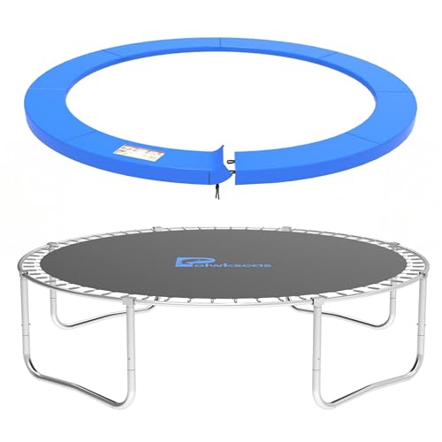 polwkscas Trampoline Pad 10ft 12ft 14ft 15ft 16ft Trampoline Replacement Safety Pad, Waterproof and Tear-Resistant Safety Spring Cover Round Frame Pad, Trampoline Pad Replacement (16FT)