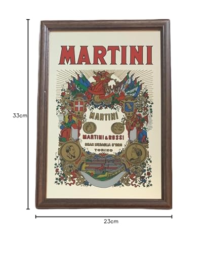 Espejo pequeño Martini elegante para ampliar visualmente tu mueble bar 4