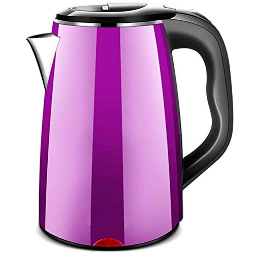Electric Kettle, Stainless Steel 2.2L Anti-Scalding Electric Water Kettle with Auto Power-Off Protection - Handheld Instant Heating Electric Kettle in Purple