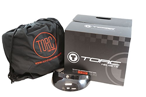 Torc T50 Route 66 3/4 Helmet With 'Black Flag' Graphic (Flat Black, Xx-Large) #TOP6