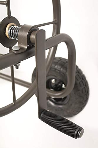 Liberty Garden Residential Grade 4 Wheel 871-M1-1 Garden Hose Reel Cart, Bronze
