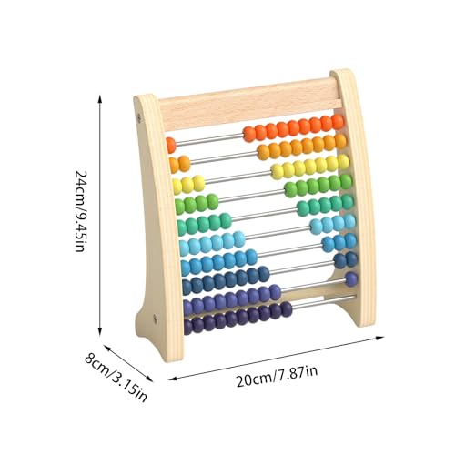 Boulier pour math à cadre en bois jouet de comptage éducatif