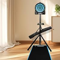 Turnart Dartständer für Dartscheibe Ständer,Dart Ständer Dart Zubehör für Dartscheibe Elektronisch,106-200 cm Heavy Dartständer 3.7KG Dartboard Ständer – Ansicht 7