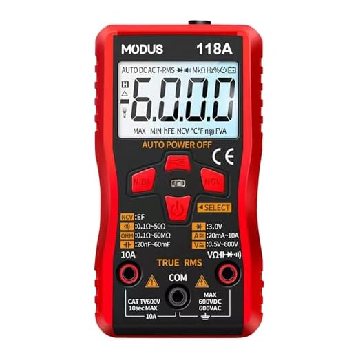 Multímetro Digital De Alcance Automático