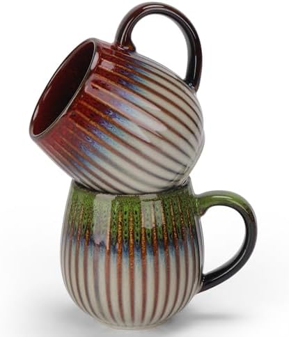 CosyCorner Tazas de café de cerámica grandes