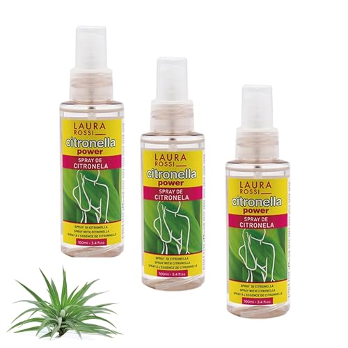 Panda Home - Citronela Líquida Antimosquitos - Refrescante Corporal - Agua de Critronela Líquida para Mosquitos - Repelente de Bichos, Agradable Aroma Cítrico - Pack 3 Unidades