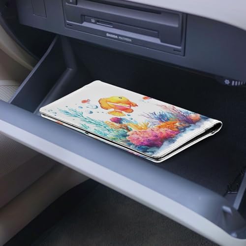 Organizador para auto compacto de cuero miniatura 6