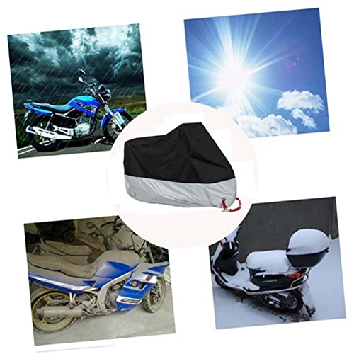Adorainbow 2Pcs Acessórios De Capa De Motocicleta 210D -