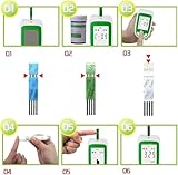 Mavdecll Home Blood Test Kit, 3 In 1 Analyzer for Blood Sugar, Uric Acid, Cholesterol Monitor with Test Strips, Accurate Detection, Suitable for Home, Clinic and Hospital Use - Image 6