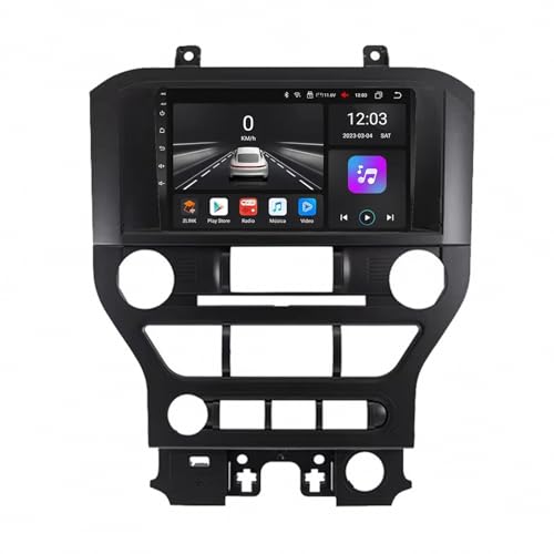 Radio Coche Navegación GPS 2 DIN Ford Mustang 2015-2020 con Pantalla de Coche Mirror Link