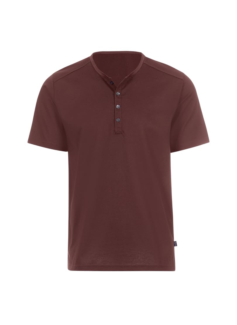 Trigema T-Shirt mit Knopfleiste Deluxe Baumwolle