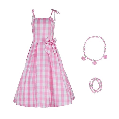 Costume de Carnaval Barbie Rose Brillez Lors de Vos Soirées Film et Cosplay