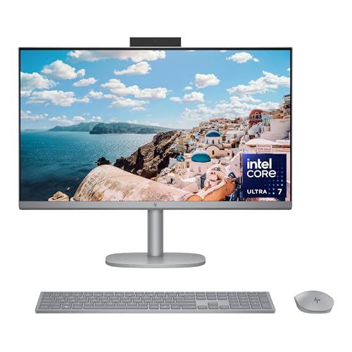 Image of HP OmniStudio X 27 inch All-in-One Desktop PC, FHD Touchscreen, Intel Core Ultra 7 155H, 16 GB RAM, 1 TB SSD, Intel Arc Graphics, Windows 11 Home, 27- cs0010