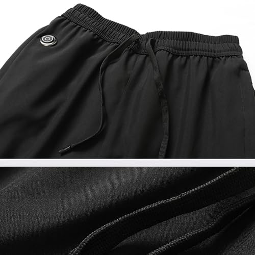Generisch Pantalón térmico con calefacción para hombre y mujer, actividades al aire libre, jogging, pantalón de ocio con práctico bolsillo con cremallera, L - imagen 5